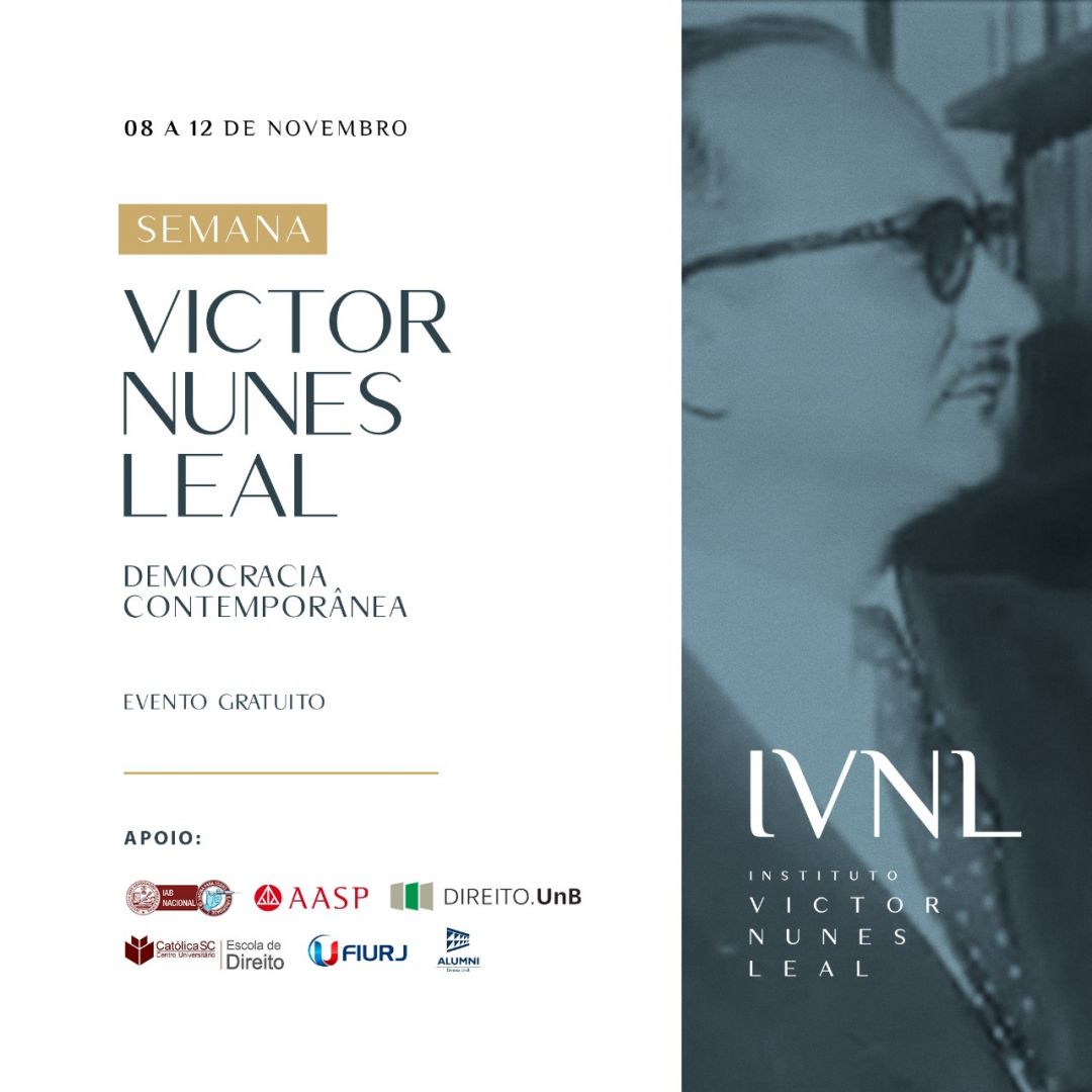 Ana Frazão participa da Semana Victor Nunes Leal dia 11 de novembro às 18:30.