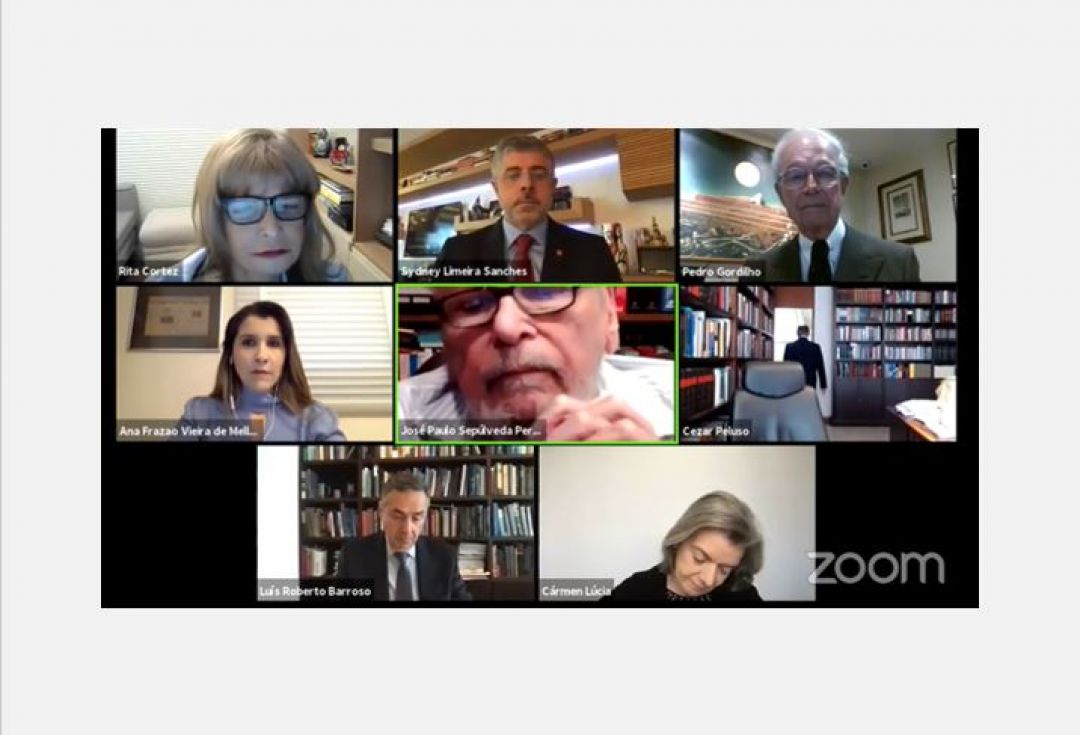 Ana Frazão participa de webinar sobre a defesa da democracia.