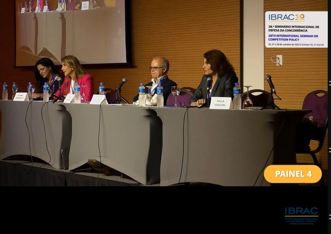 Ana Frazão participa do 28º Seminário Internacional de Defesa da Concorrência dia 26 de outubro às 17:00 horas.