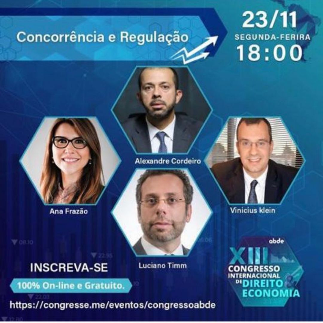 Ana Frazão participa do XIII Congresso Internacional de Direito & Economia