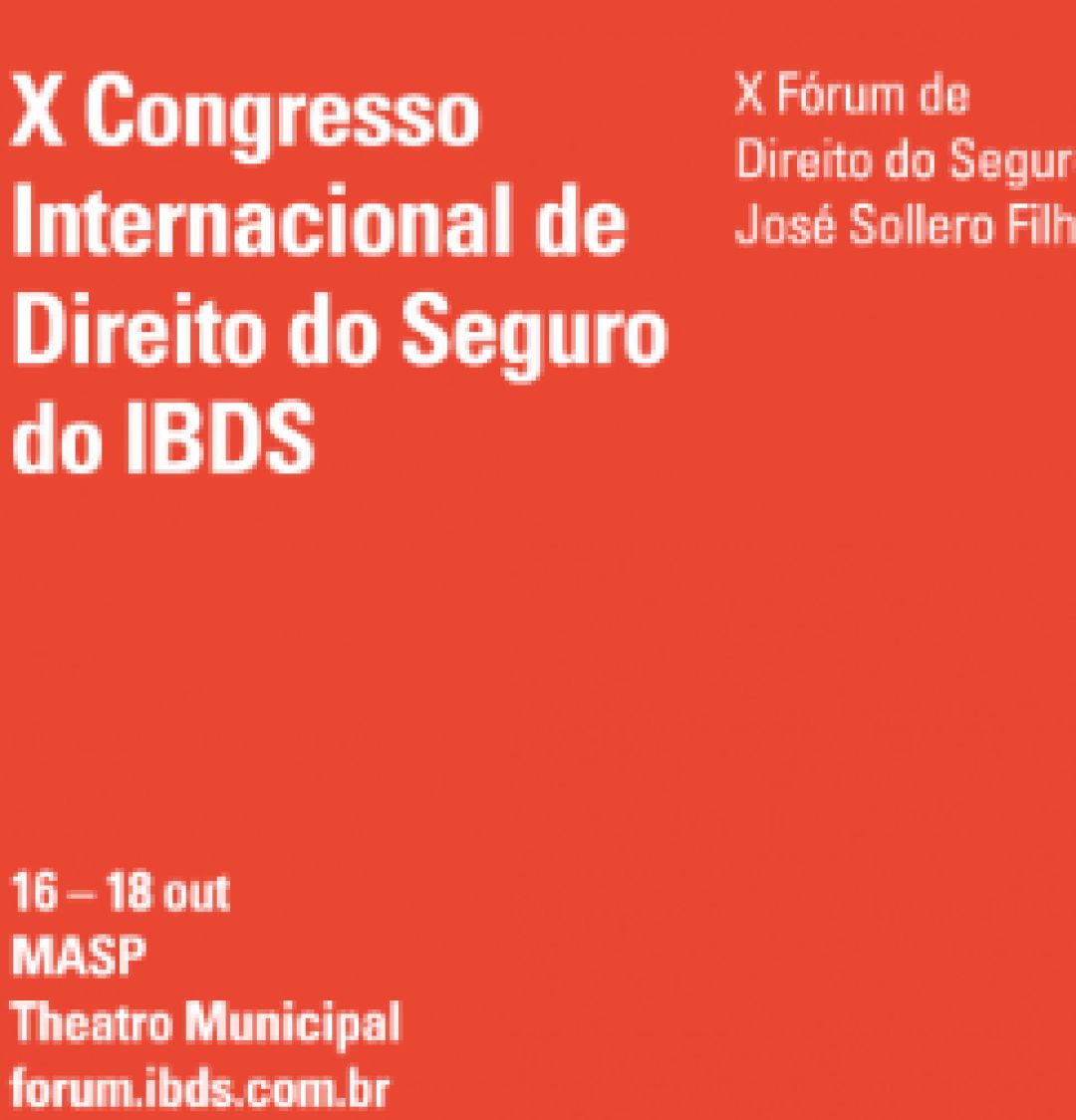 Ana Frazão particia do X Congresso Internacional de Direito do Seguro do IBDS dia 17 de outubro às 11:00 horas.