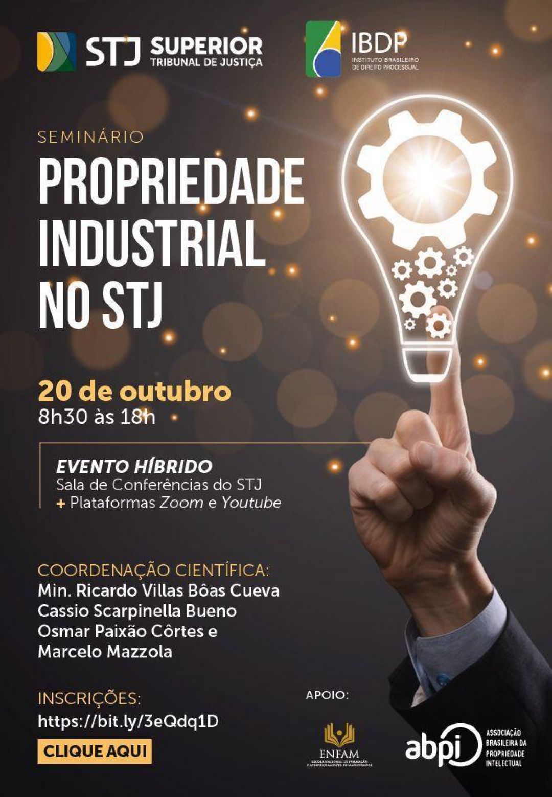 Ana Frazão participa do seminário intitulado Propiedade Industrial no STJ e discorre sobre Direito Concorrencial dia 20 de outubro às 16:45.