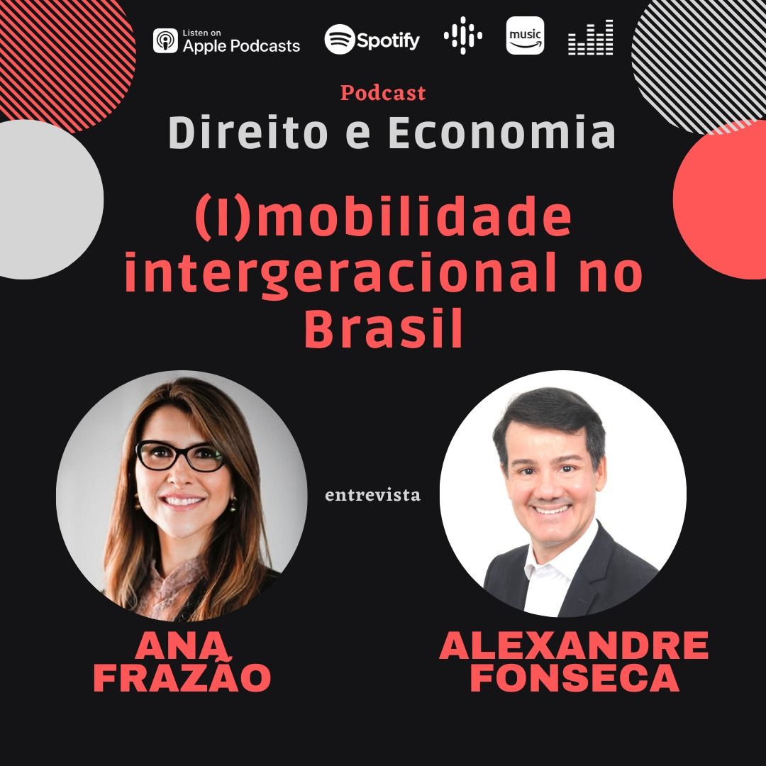 Podcast Direito e Economia com Ana Frazão: (I)mobilidade intergeracional no Brasil, com Alexandre de Andrade Fonseca.
