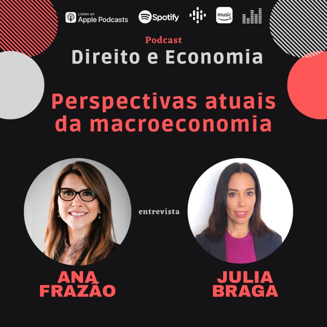Podcast Direito e Economia com Ana Frazão: Perspectivas atuais da macroeconomia, com Julia Braga.