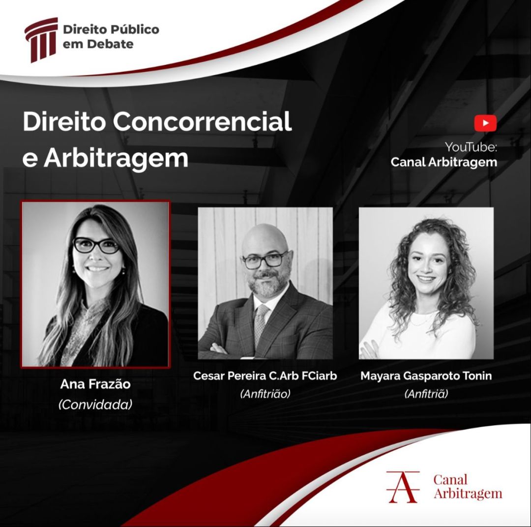 Ana Frazão participa do programa Direito Público em Debate e discorre sobre Direito Concorrencial e Arbitragem.