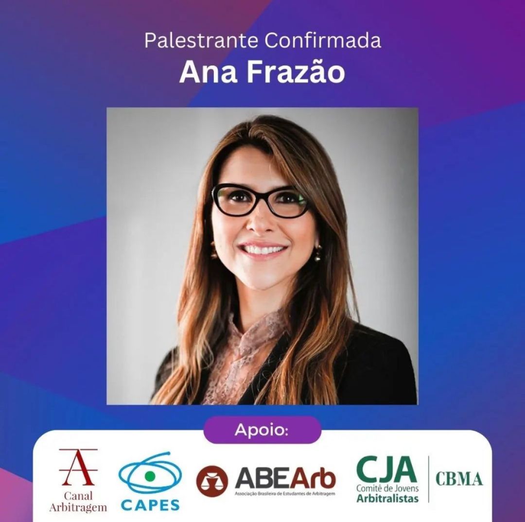Ana Frazão participa do I Congresso LiArb de Arbitragem, Direito Empresarial e Contratual e fala sobre Smart Contracts dia 08 de março às 15:00.