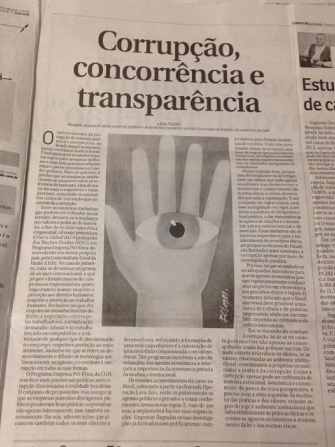 Artigo no Correio Braziliense