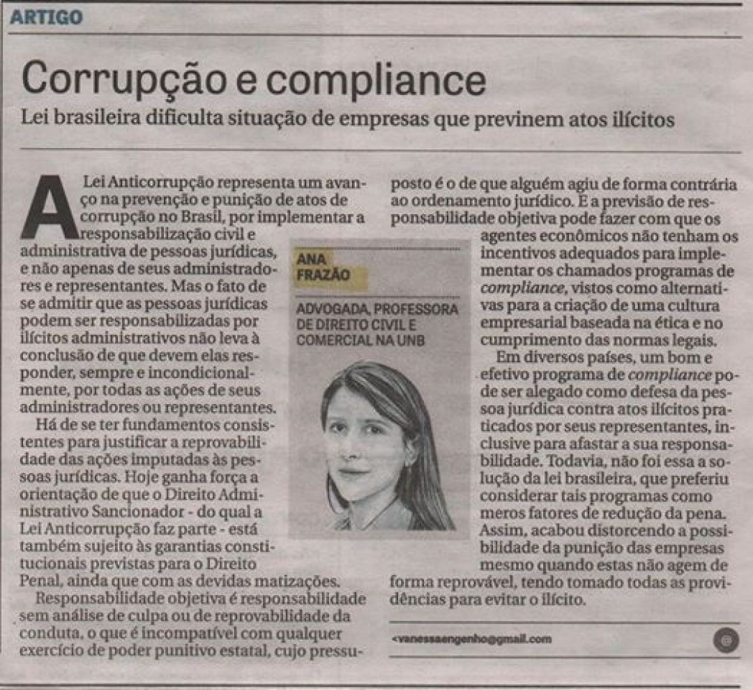 Artigo no Diário do Poder