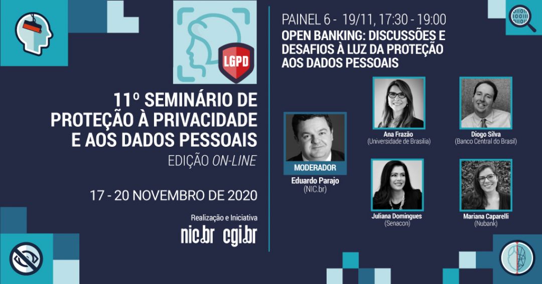 Ana Frazão participa do 11º Seminário de Proteção à Privacidade e aos dados Pessoais.