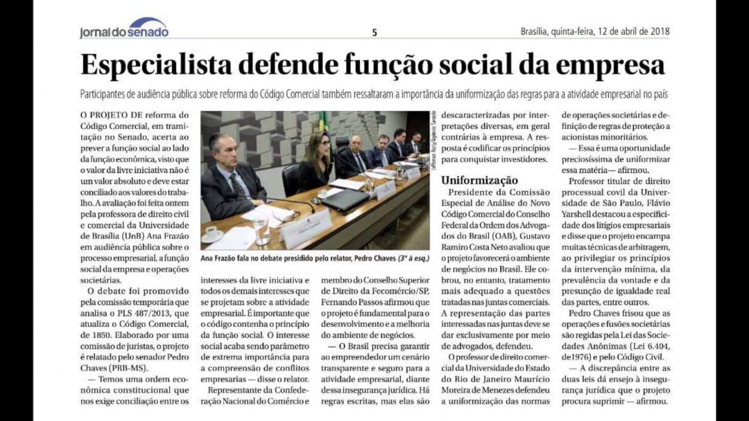 Jornal do Senado 12/04/2018